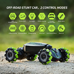 Remote Control Stunt Car – 2.4G Gesture & Watch Controlled RC Car | High-Speed Drift Toy