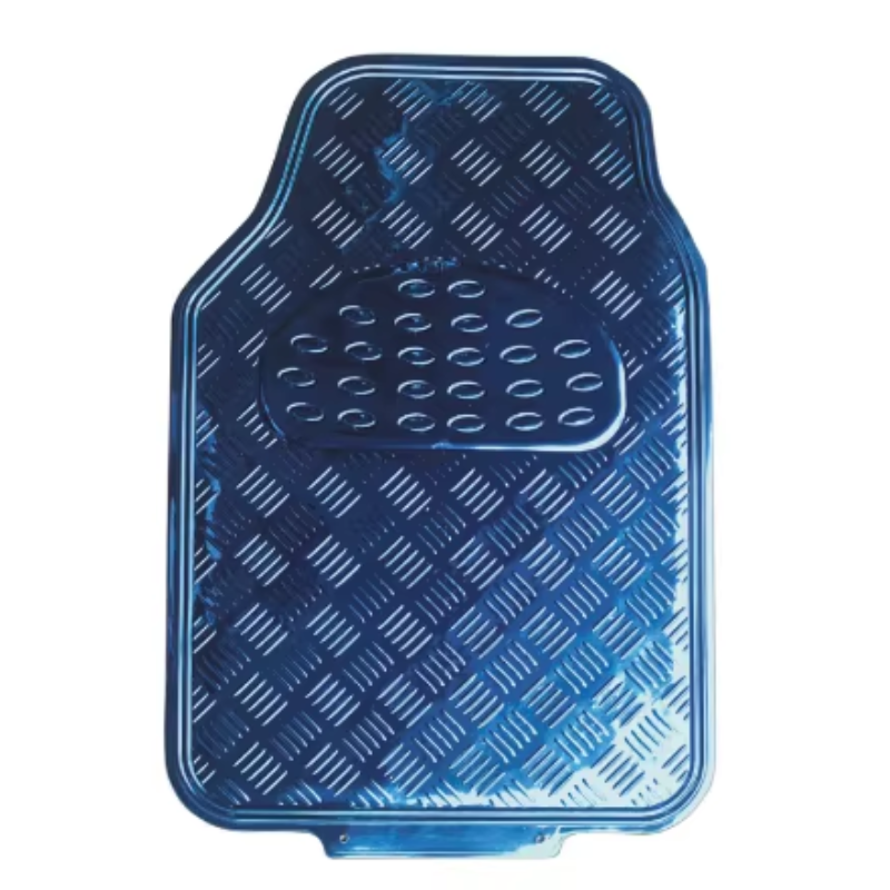 Aluminum Film Foot Pad (3025) - Anti-Slip Aluminum Foil Car Mats (4 Pieces)