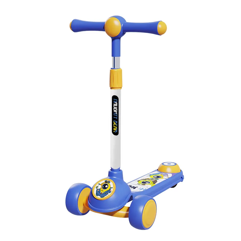 Adjustable 3-in-1 Kids Scooter with Music & Lights | Foldable Toddler & Teen Scooter