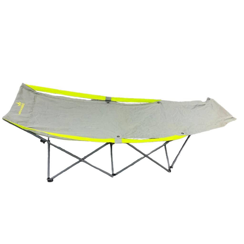 Durable Grey Outdoor Camping Stretcher – Lightweight, Foldable, and Perfect for Outdoor Adventures