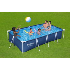 5700 Litre Frame Pool Set with Pump – Family-Friendly Pool for Easy Setup & Seasonal Use