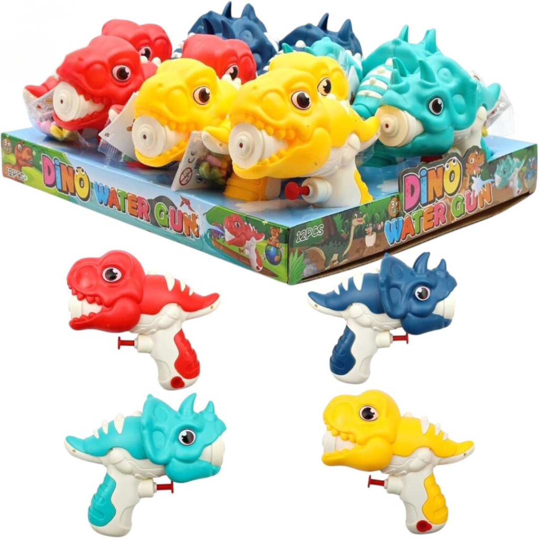 Dino Water Gun – Fun Dinosaur Water Blaster Toy for Kids Outdoor Summer Play