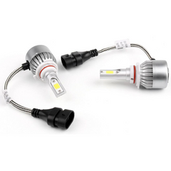 C6 9006 HB4 LED Car Headlight Bulbs 36W 3800LM – High-Performance Headlamps with Cooling Fan (2-Pack)