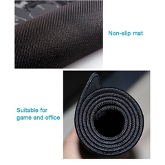 World Map Large Gaming Mouse Pad – Extended XXL Desk Mat with Non-Slip Base & Ultra-Soft Surface (90x40cm)