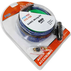 Car Amplifier Cable Set 800W CTC-73G – 8AWG Complete Wiring Kit for Car Audio Systems