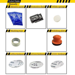 Car Headlight Restoration Kit with Drill Adapter – Lens Polishing & Cleaning Tool for Yellowed, Cloudy, or Scratched Headlights