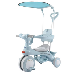 Kids Tricycle Stroller 1-6 Years – Versatile 3-Wheel Bicycle with Push Handle and Safety Features