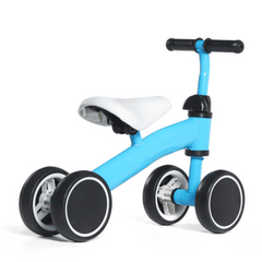 Adventure’s 4-Wheel Walker Bike for Toddlers – No Pedals, Lightweight Carbon Steel Frame