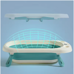 Large Foldable Baby Bathtub | Warm, Safe, and Comfortable for Newborns and Toddlers