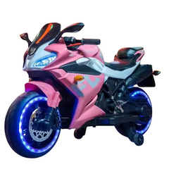 Ride-On Motorbike – Children's Electric Motorcycle with Wheel Lights
