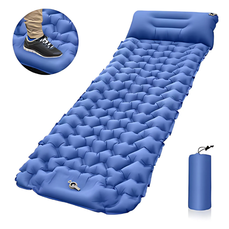 Ultra-Light Inflatable Camping Mattress – Waterproof & Moisture-Proof Sleeping Pad for Outdoor Adventures, Beach, Hiking & Travel