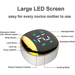 Hands-Free Wearable Electric Breast Pump – Painless, Portable, & Rechargeable