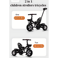 Toddler Tricycle With Detachable Parent Handle