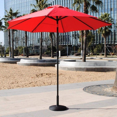 Heavy-Duty Outdoor Patio Umbrella Base – Sturdy Resin-Coated Concrete Stand for Market Umbrellas