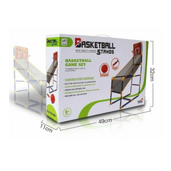 Kids Basketball Arcade Game Set – Adjustable Indoor & Outdoor Portable Basketball Hoop with Ball & Pump