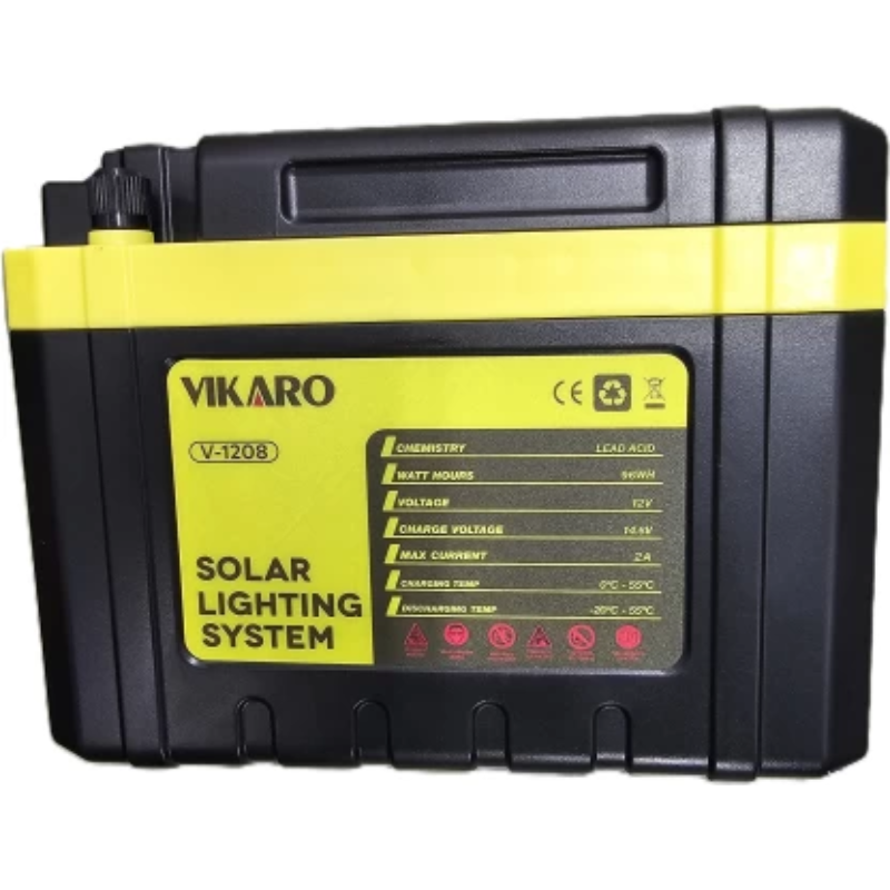 12V 8Ah DC Energy Storage Power Supply – V-1208 Backup Battery System for Industrial & Renewable Applications