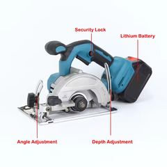 48V High Power Handheld Electric Circular Saw – Brushless Motor, Dual Battery, Multi-Material Cutting