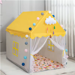 Cute Princess Castle Tent – Portable Indoor & Outdoor Teepee Playhouse for Kids