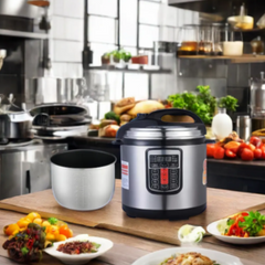 6L Stainless Steel Electric Pressure Cooker – Multifunctional, Fast & Energy Efficient Cooking Appliance