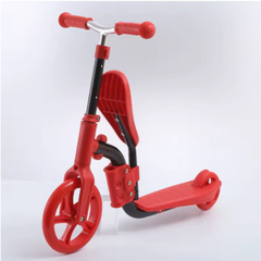 Kids Adjustable Scooter, Skateboard, Walker & Balance Bike – 4-in-1 Fun & Safety