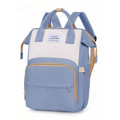Upgraded Oxford Fabric Diaper Bag – Waterproof, Lightweight & Large Capacity with Insulated Bottle Holders