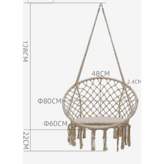 Hanging Hammock Chair – Stylish & Comfortable Indoor/Outdoor Swing Seat