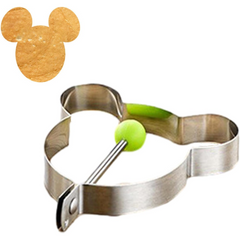 Bear-Shaped Stainless Steel Egg Ring – YD317902 Mickey Fried Egg Mold for Pancakes, Eggs & Mini Burgers