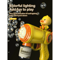Cute Animal Bubble Gun Blower for Kids – Automatic Electric Bubble Machine Toy
