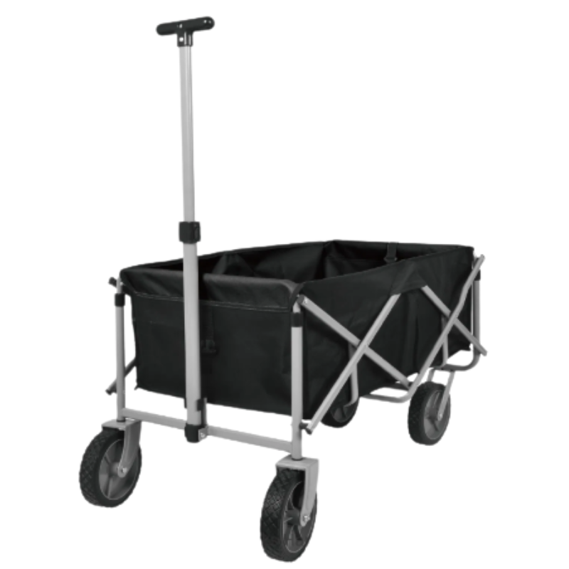 Collapsible Heavy Duty Outdoor Camping Storage Trolley – Folding Utility Wagon for Camping, Beach, Sports & More