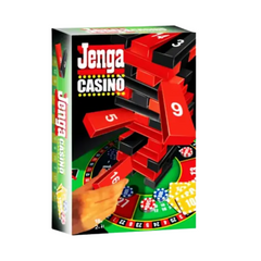 Unique Jenga Casino Theme Board Game Set – Fun Party Game for Kids & Adults | Multicolor Bricks & Blocks