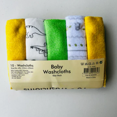 Soft Baby Face Towels - 10 Pcs | Gentle, Absorbent & Skin-Friendly