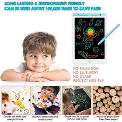 LCD Writing Tablet - Kid-Friendly Drawing and Doodle Board with Stylus