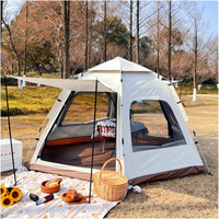 2.7 x 2.7 m Outdoor Tent – Automatic Speed-Opening Tent for 5-8 People