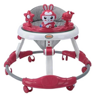 Baby Carriage Toddler Adjustable Height Walker with Music – Safe, Fun, and Developmental Activity Center