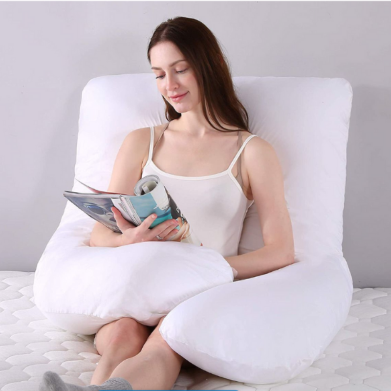 51'' U-Shaped Pregnancy Pillow - Ultimate Comfort & Support for Maternity Needs