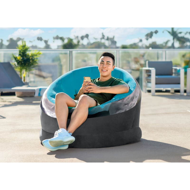 Empire Inflatable Bag Chair – Stylish, Lightweight & Comfortable | Perfect for Home, Dorm, Garden & Beach