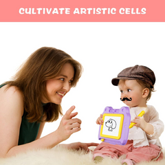 Sit-to-Stand Learning Walker | 2-in-1 Baby Walker with Drawing Board | Educational Activity Center & Baby Music Toy