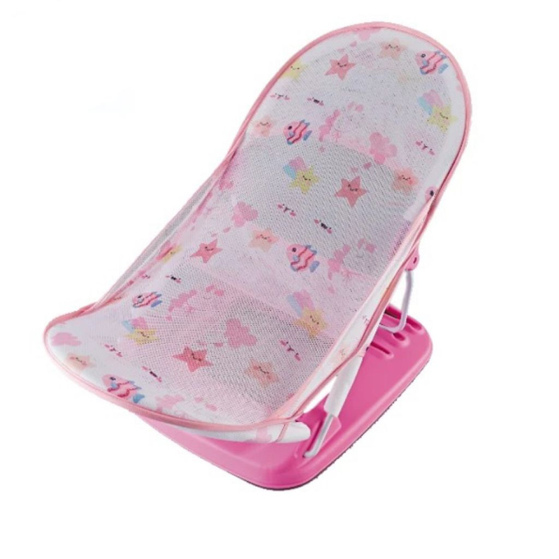 Foldable Baby Bather for Newborns (0-6 Months) | 3-Position Recline, Soft Mesh Support & Adjustable Design