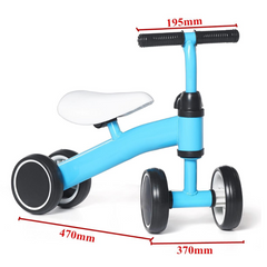Adventure’s 4-Wheel Walker Bike for Toddlers – No Pedals, Lightweight Carbon Steel Frame