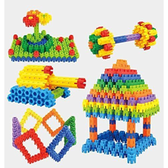 🧩 BUILDING BLOCK Cute Shape DIY Toy Set – 72 PCS for Kids (Ages 3+)