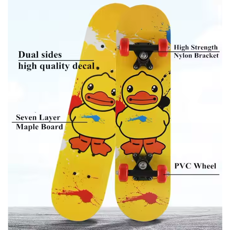 Affordable Portable Child Skateboard | Durable Four-Wheel Kids Skateboard