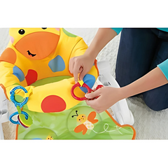 Cotton Swings Baby Seat with Removable Tray & Two Linkable Activity Toys (Multicolor)
