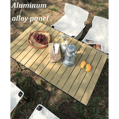 Folding Camping Table and Chair Set – Lightweight, Portable, Durable (4-in-1 Set, 36x36x31cm)