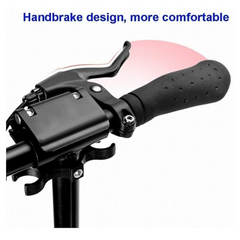 Commuter Kick Scooter – Easy-Folding, Big Wheels, Adjustable Handlebar for Adults &amp; Teens