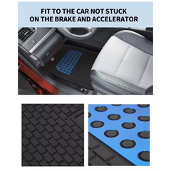 Car Floor Mats (4006A) - Premium 4-Piece Universal Pedal Mats for All Vehicles