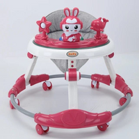 Baby Carriage Toddler Adjustable Height Walker with Music – Safe, Fun, and Developmental Activity Center