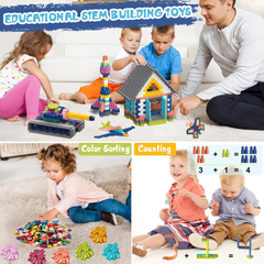🧩 STEM Building Toys for Kids (1140 Pieces) – Montessori Educational Construction Set for Ages 3-12