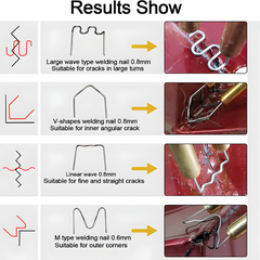 50W Hot Stapler Plastic Welding Machine DC-272 – Car Bumper & Plastic Repair Kit