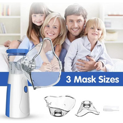 Rechargeable Ultrasonic Mesh Nebulizer – Portable, Silent & Effective Handheld Inhaler for Adults & Kids