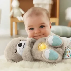 Soothe 'N Snuggle Otter Plush | Baby Soother with Music, Lights & Breathing Motion
